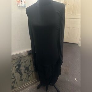 NWT FashionNova Black ‘Drop It Down Low Mesh Dress’